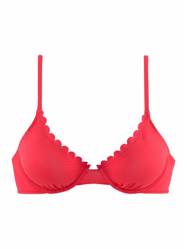 Bügel-Bikini-Top in rot