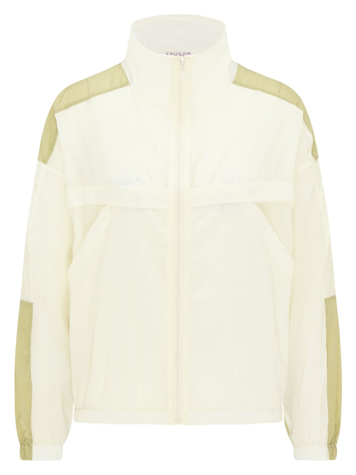 Damen Windbreaker in Oliv Wollweiss