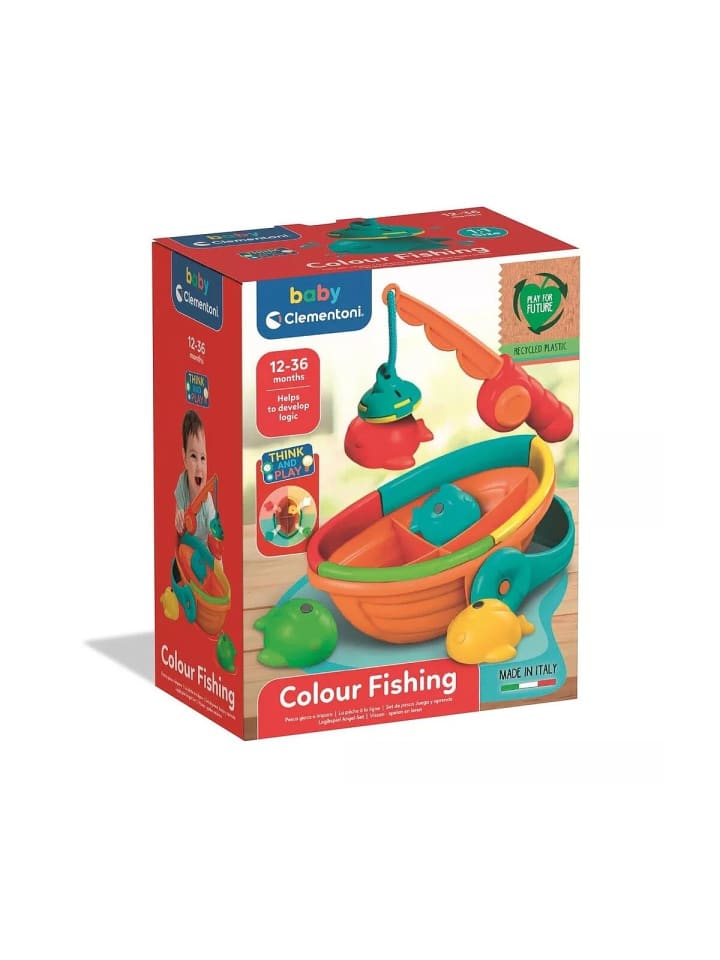 Fisch Boat Buntes Baby-Angelspiel Clementoni