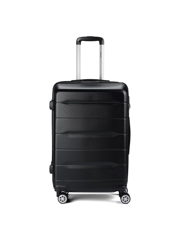 5583 4 Rollen Trolley 65 cm schwarz