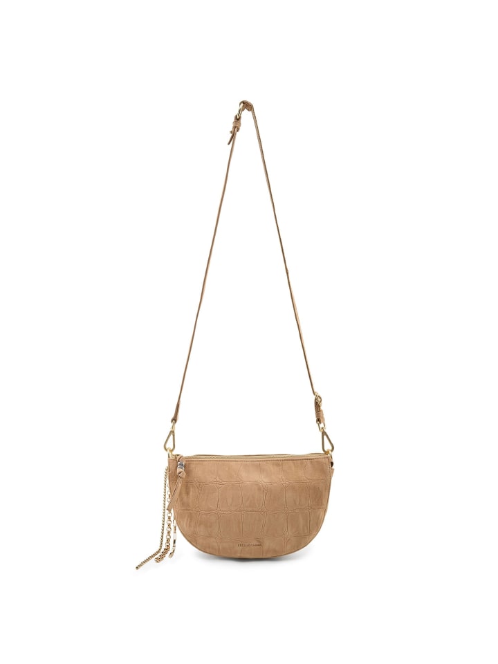 Velvet Wild Umhängetasche Leder 28 cm camel