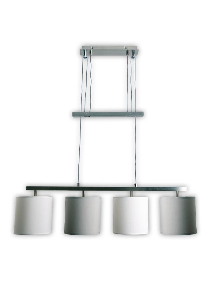 Pendelleuchte "TILDE" in grau - (L)86 cm x (B)15 cm x (H)116 cm