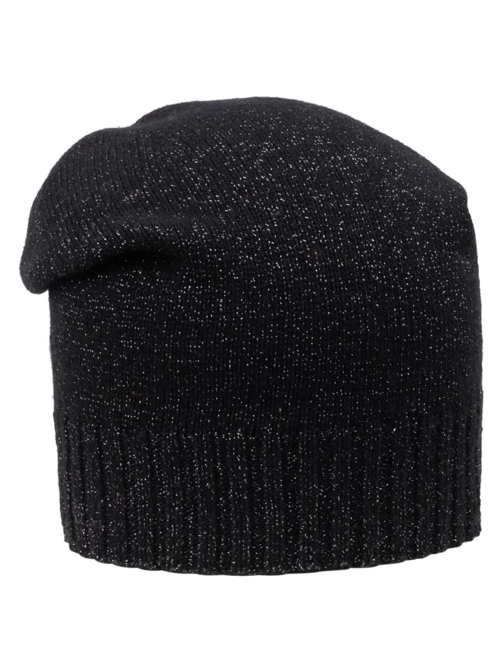 Strickmütze in schwarz