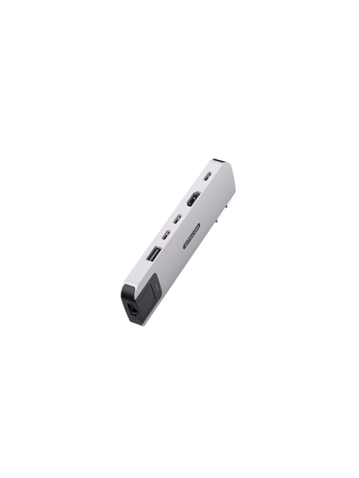Sitecom AC-2001 6-in-2 Multiport-Hub für MacBook Air (M1/M2/M3) Dunkel in Gold