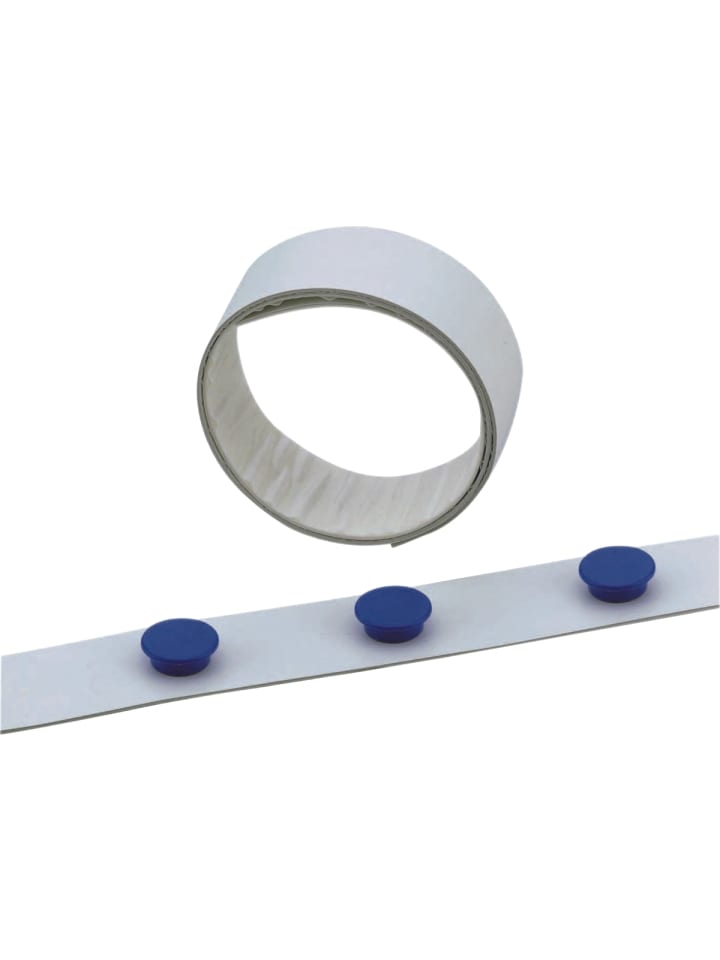 Magnetband selbstklebend Größe: 3,5cmx500cm weiß