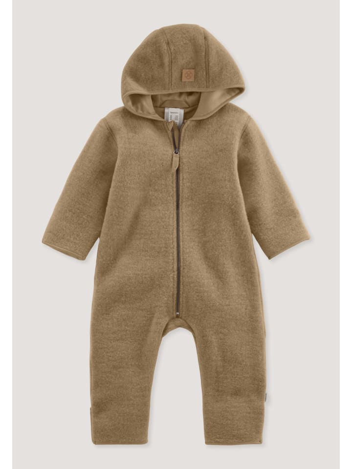 Wollfleece Overall in camelbraun