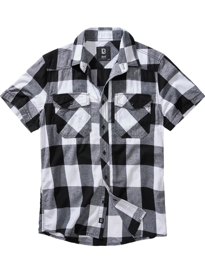 Hemd "Check Shirt Short Sleeve" in Weiß