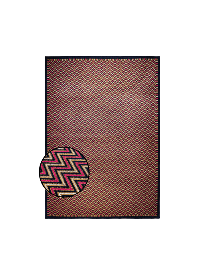 Teppich Blu Rosa in Pink