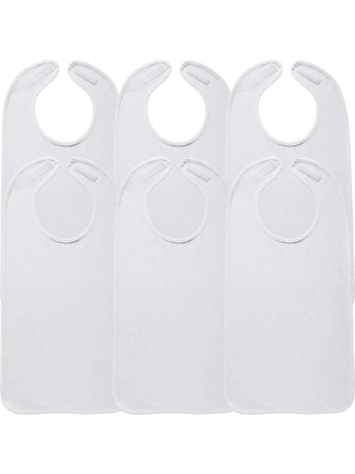 Speiseschürze 6er-Pack in weiß
