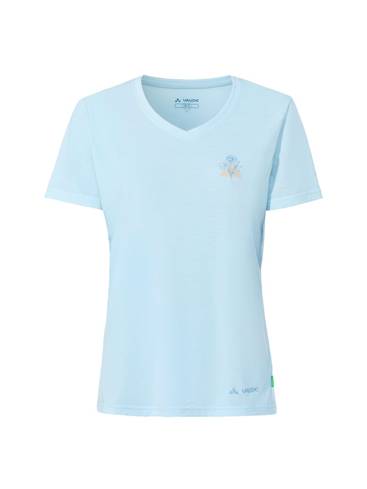 Skomer Print T-Shirt III in Blau