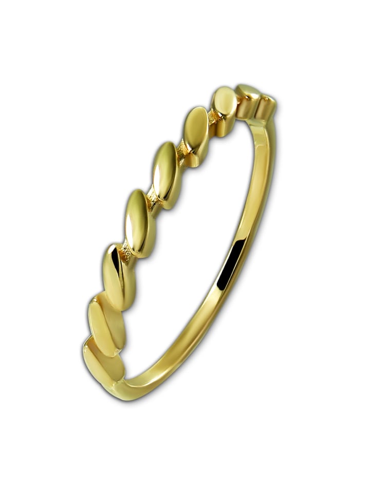 333 Gelbgold - 8 Karat Damen Ringe Wave Fingerring  62 (19,7)