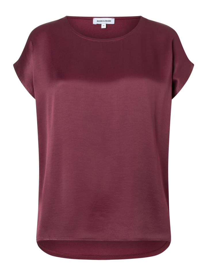 vielseitig kombinierbares Blusenshirt in pomegranate red