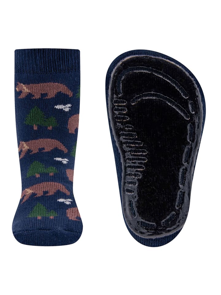 Stoppersocken Bären in navy