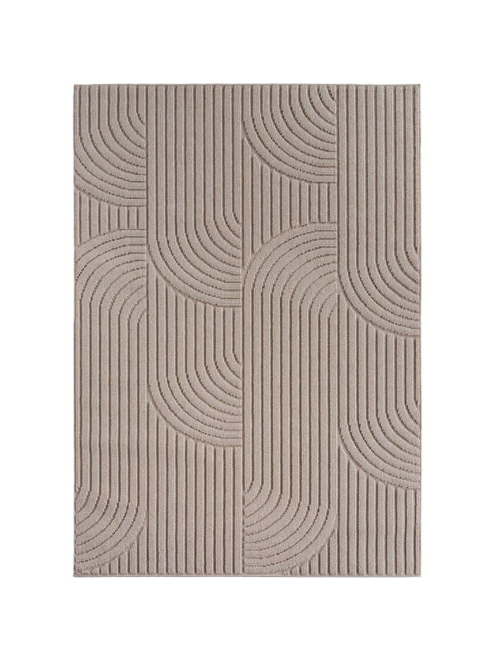 Kurzflor Teppich Helix 2201 in Beige