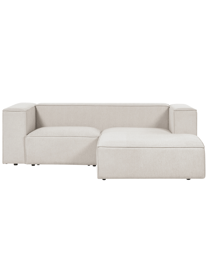 2-Sitzer Sofa VERNON in Beige - (W) 236 x (H) 68 x (L) 175 cm linksseitig