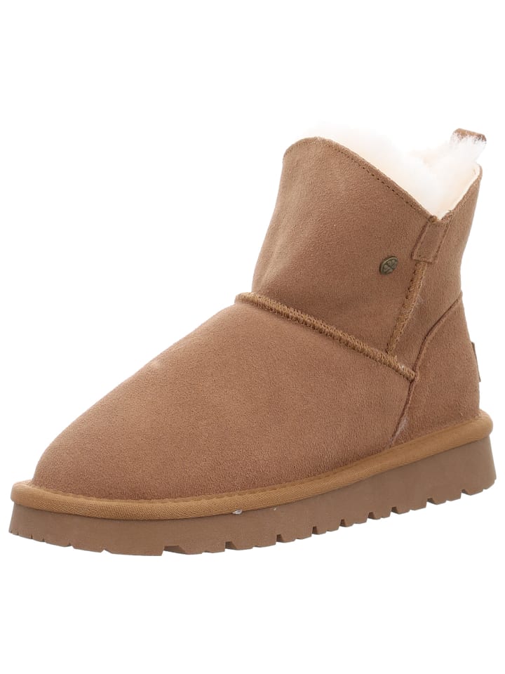 Klassische Stiefelette in braun