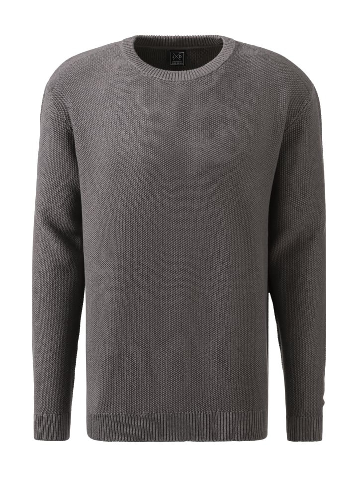 Strickpullover in grau