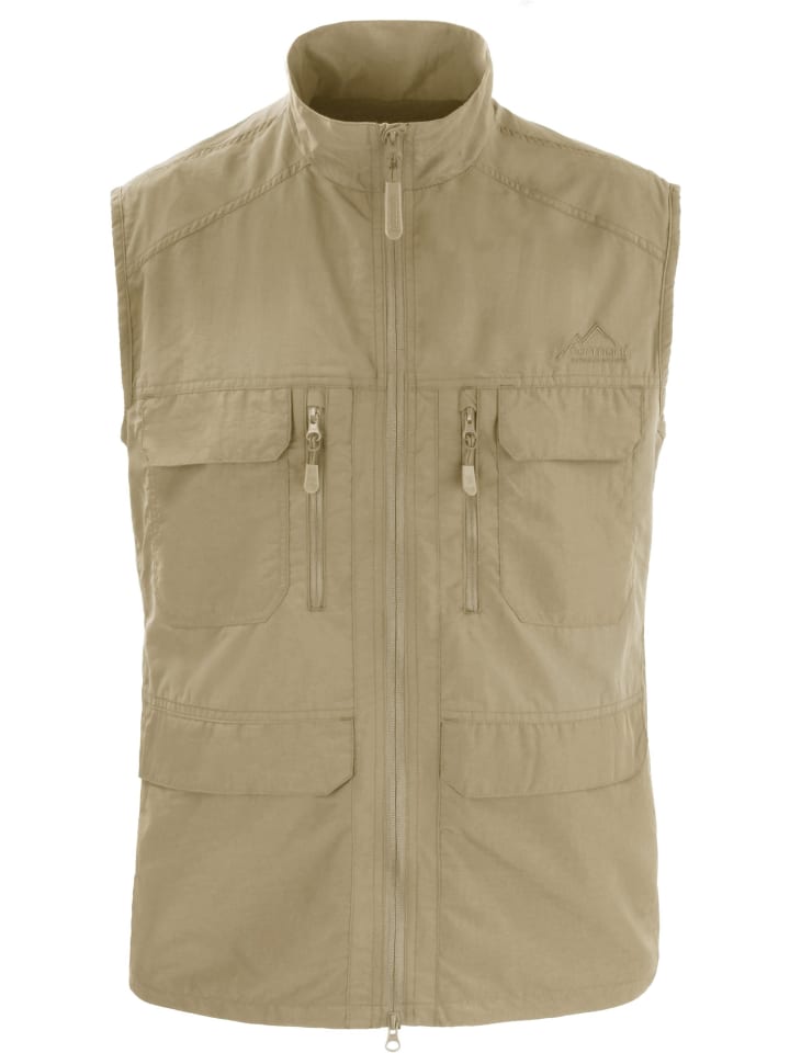 Herren Outdoor Weste Deer in Khaki
