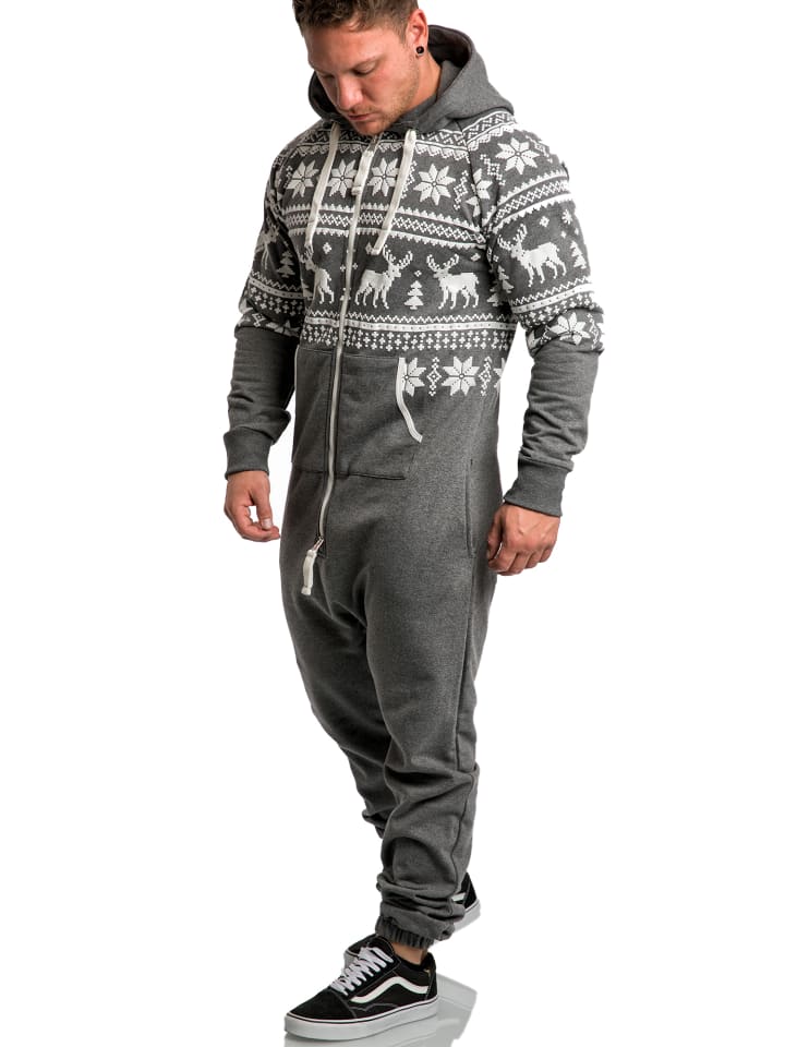 Jumpsuit NORFOLK in Dunkelgrau