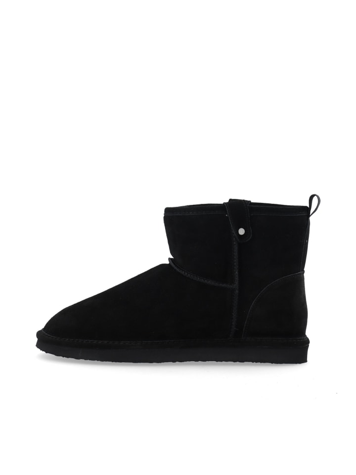 Wildlederstiefelette in Black