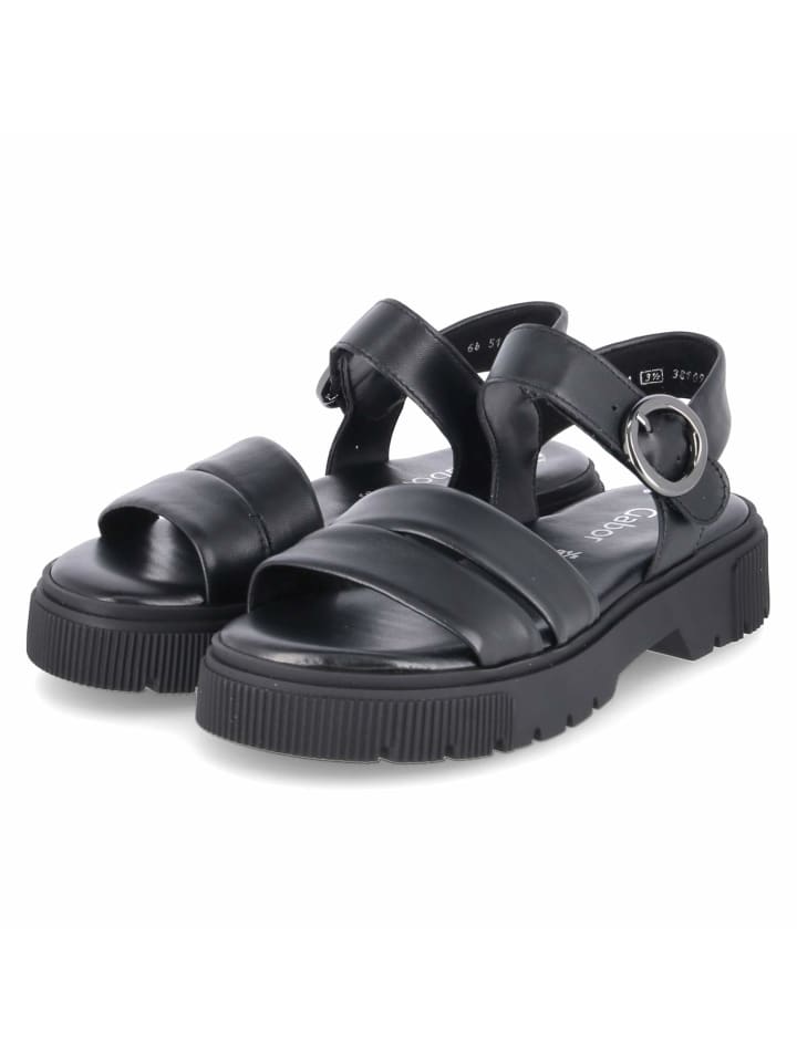 Sandalen in schwarz