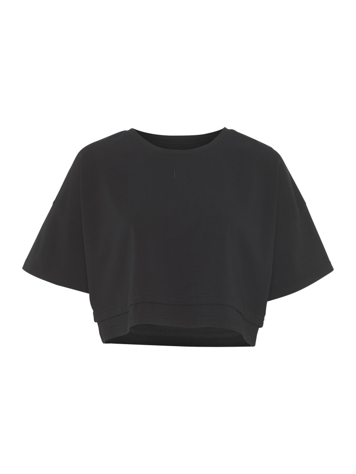 Kurzarmshirt in schwarz