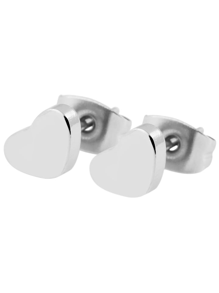 Damen Ohrringe – Ohrstecker aus Edelstahl in silber