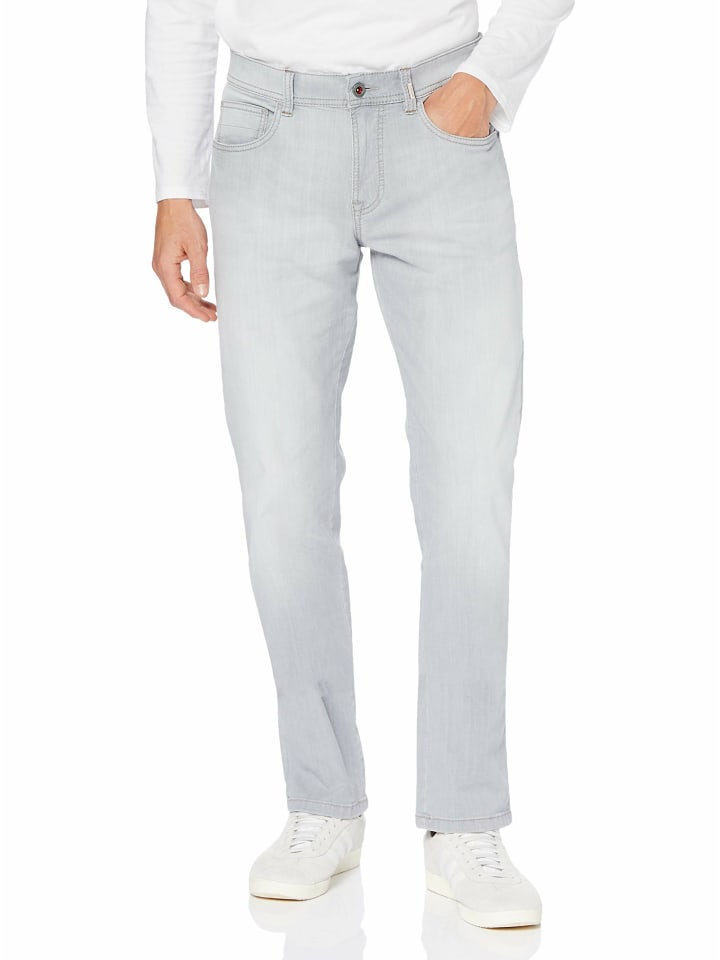 Straight Leg Jeans für Herren in grau