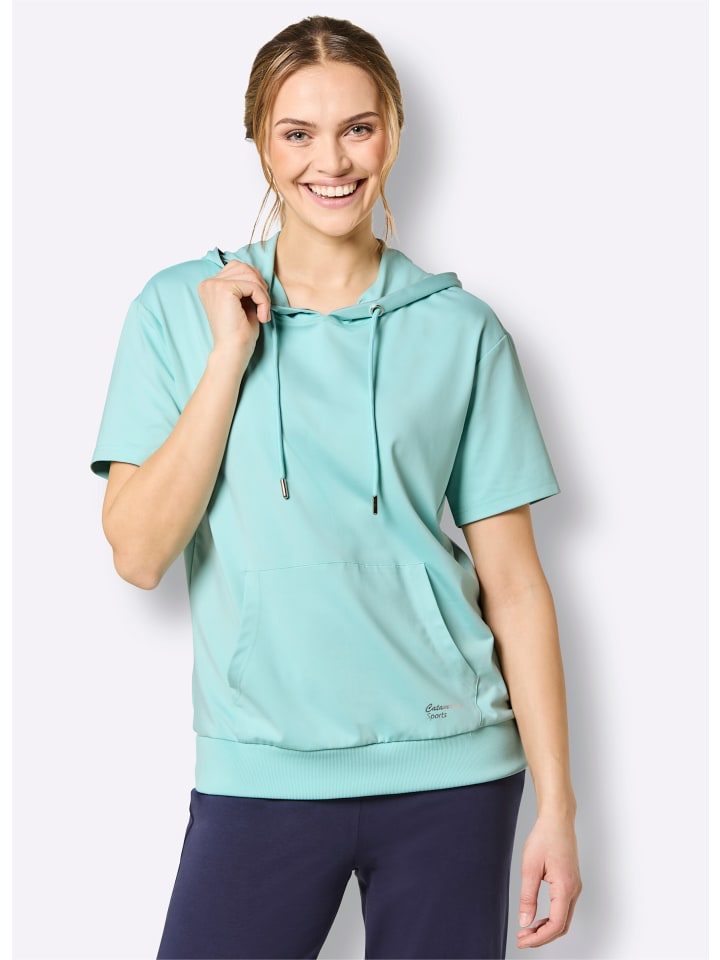 Kapuzen-Shirt in mint