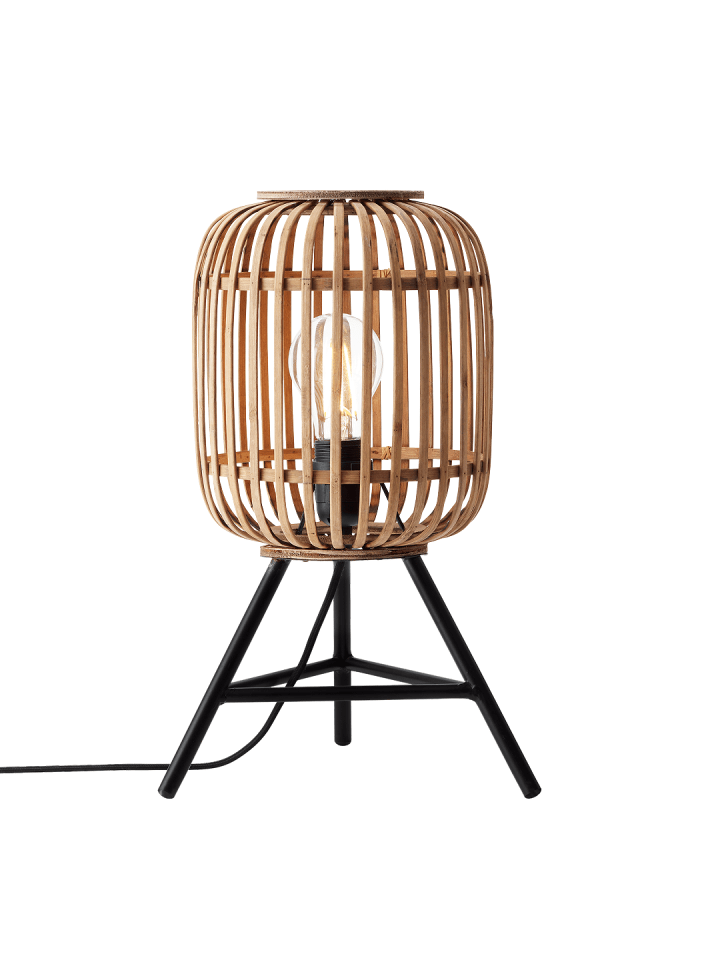 Tischleuchte Woodrow ⌀ 30 cm in hellbraun