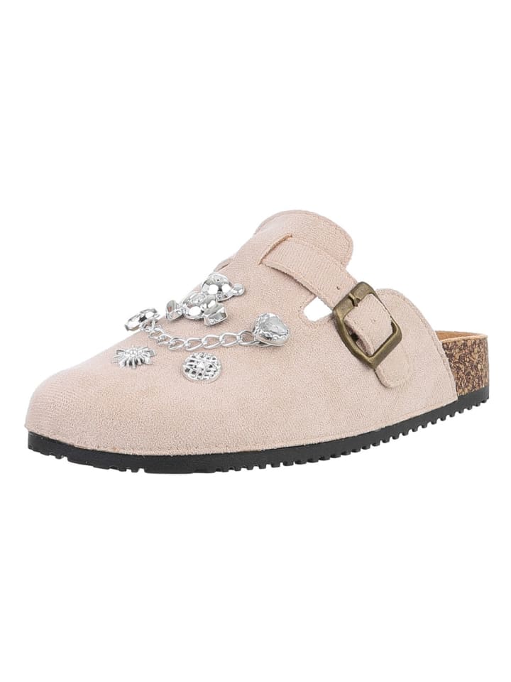 Sandale & Sandalette in Beige