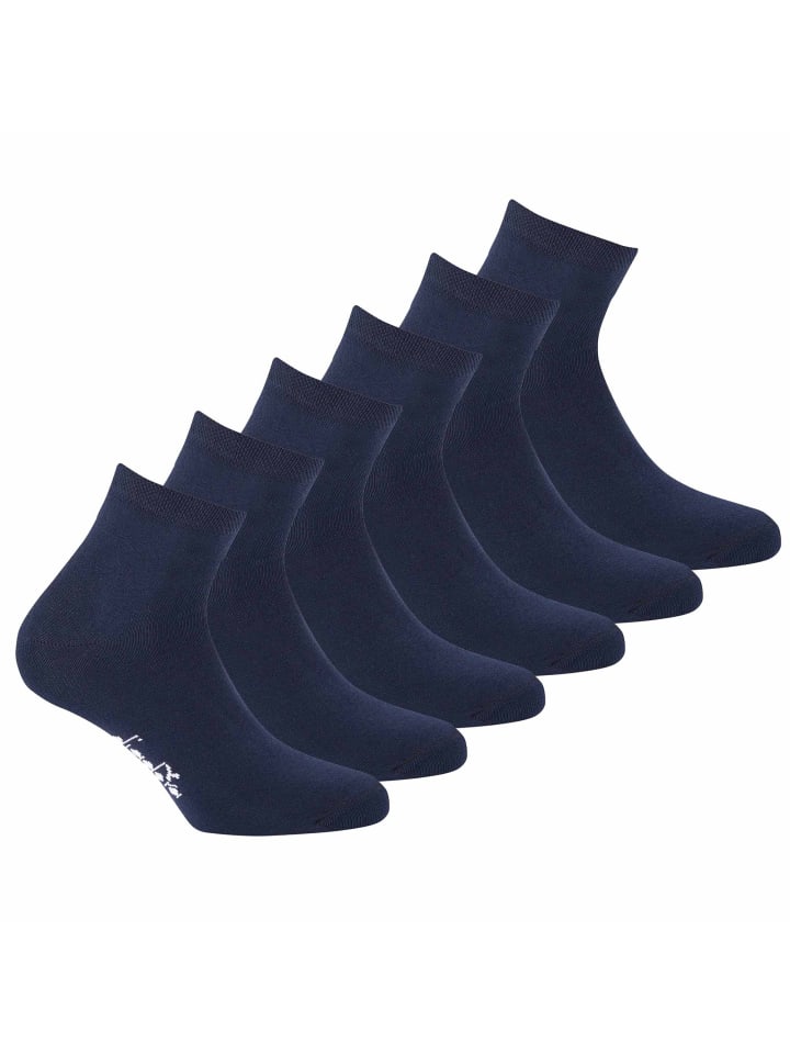 Socken 6er Pack in Dunkelblau