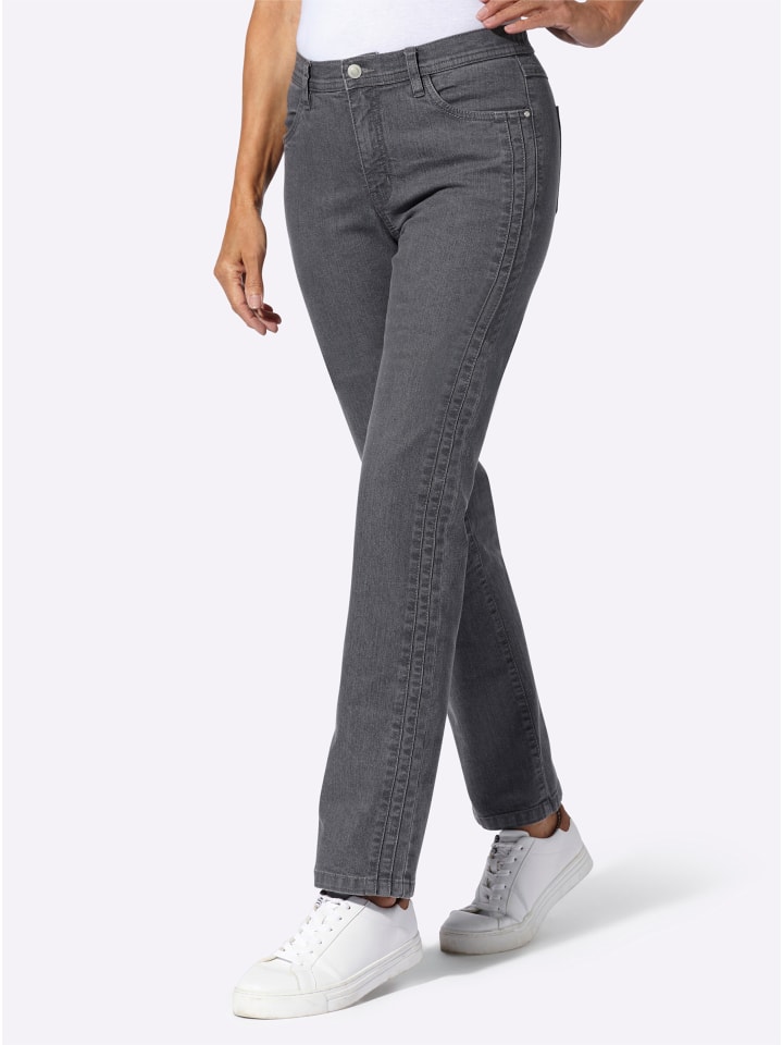 Jeans in grey-denim