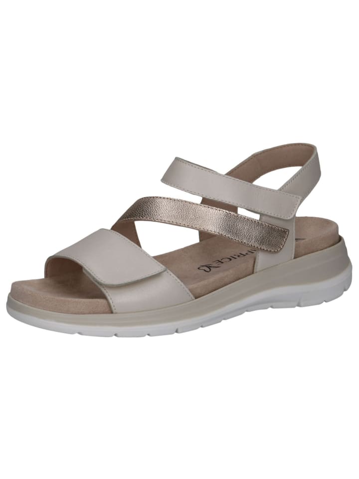 Sandale in OFFWH/LT GOLD