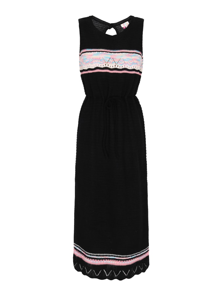 Women Dress in black multicolor