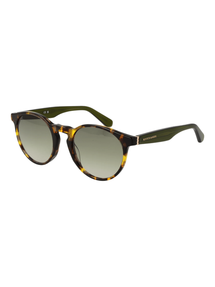Unisex Sonnenbrillen Rund Braun