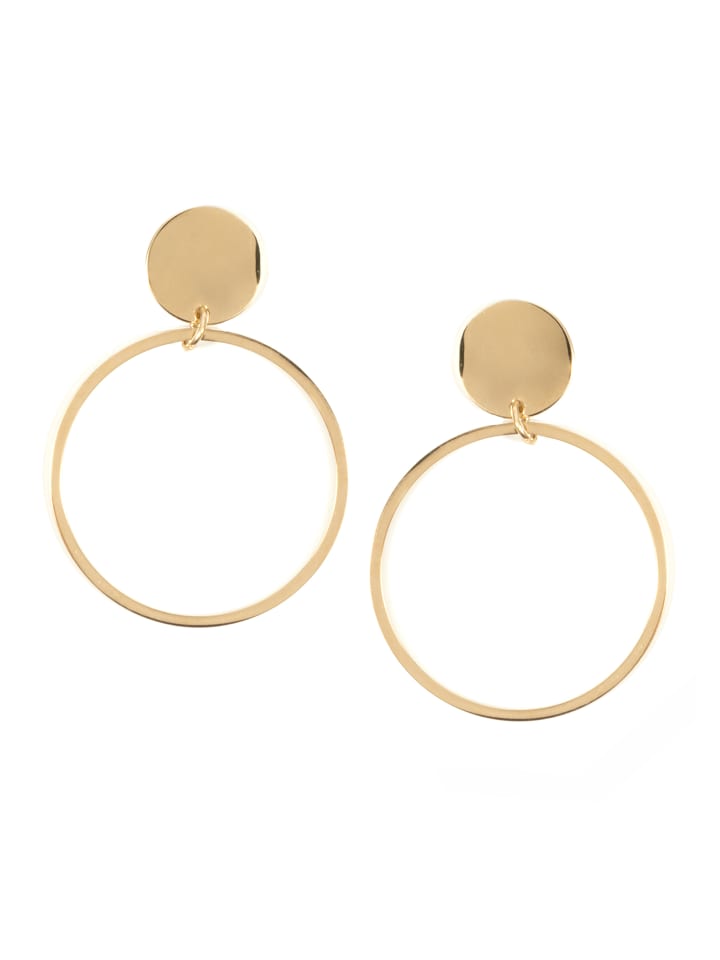 Vergold. Ohrringe Creolen Edelstahl in Gold