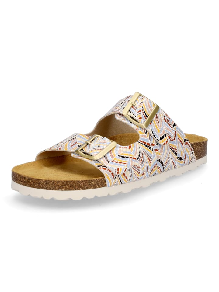 MOMO Zweiriemer-Pantolette in Multi
