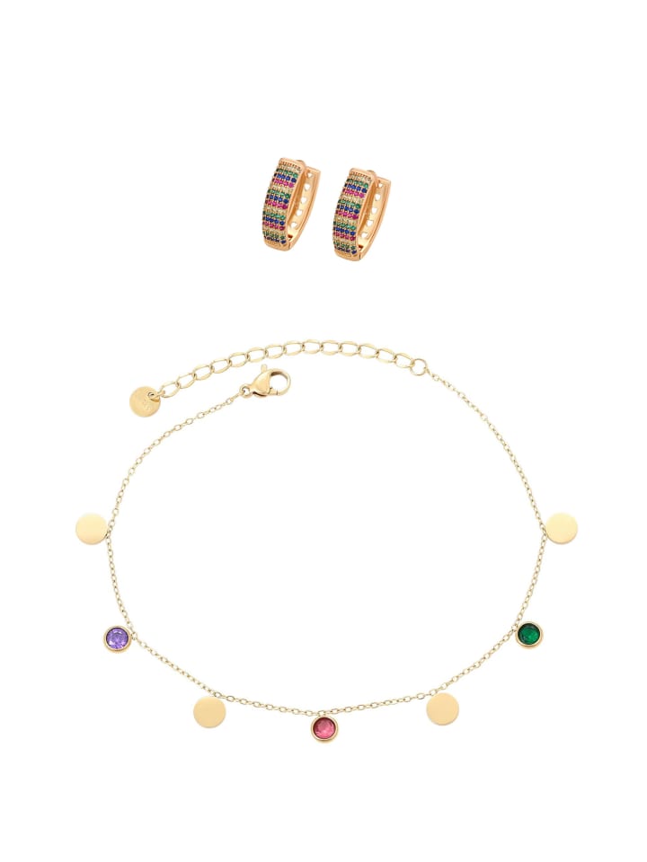 Women Jewelry Set in gold