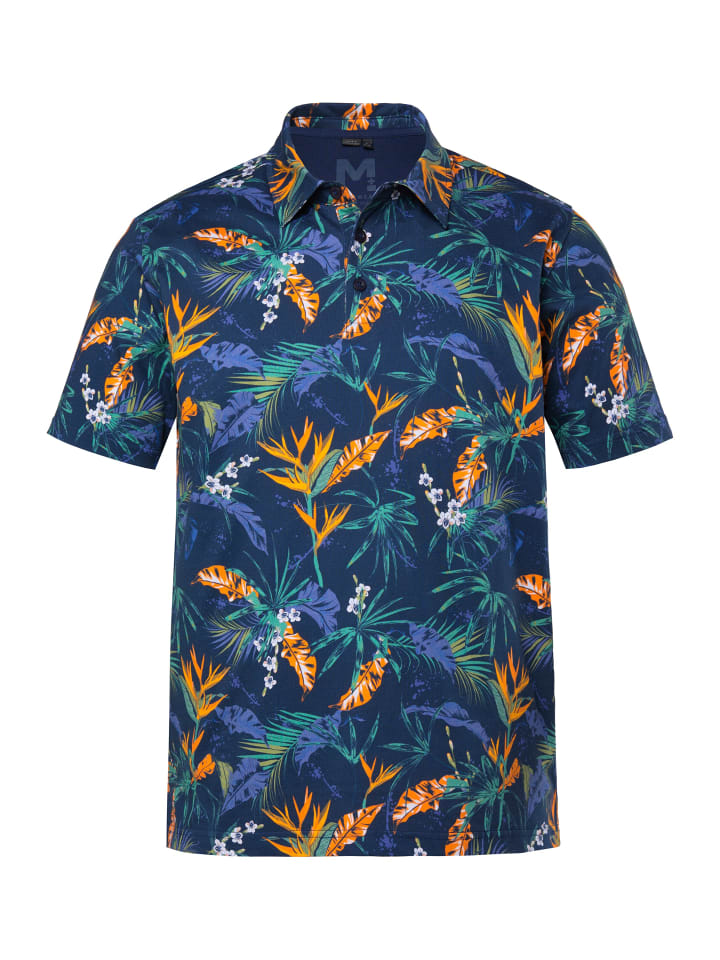 Poloshirt in navy blau