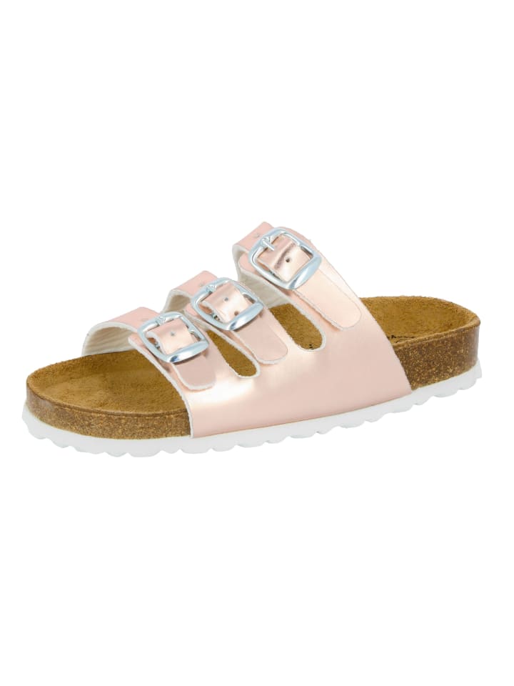 Pantolette "Bioline Kids Shine" in Rosa