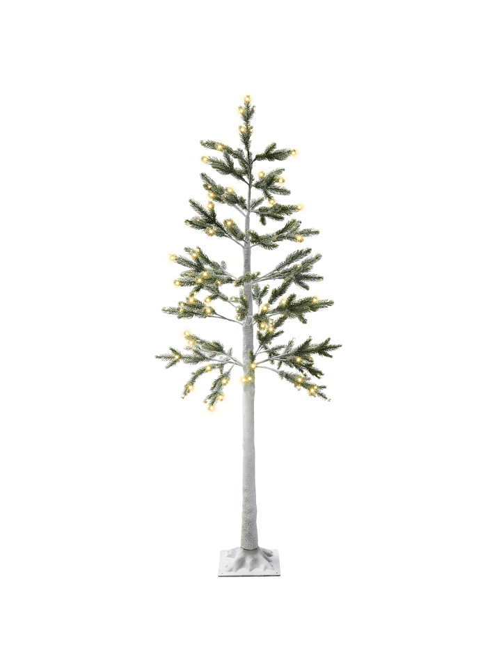 3-tlg LED Deko ALBIONI in Weiß/Grün