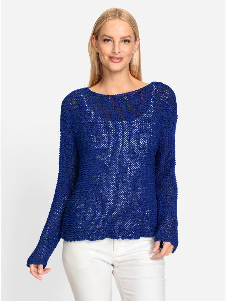 Pullover in royalblau