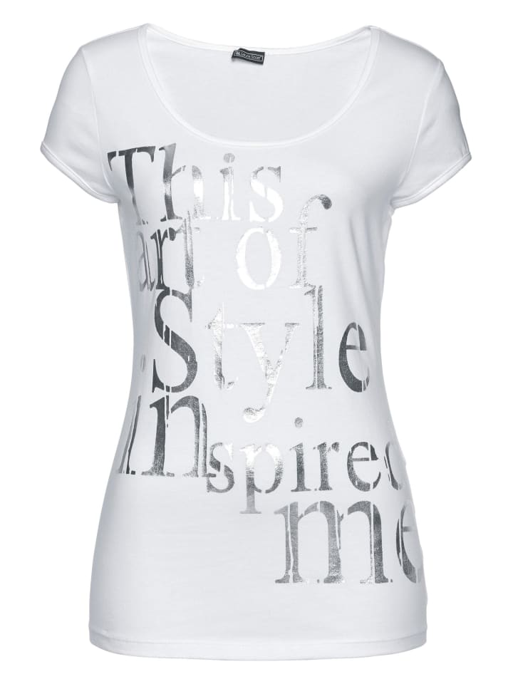 T-Shirt in weiß