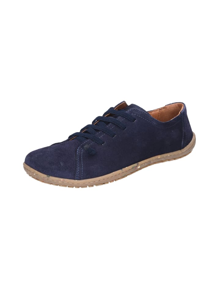 Schnürschuh in blau