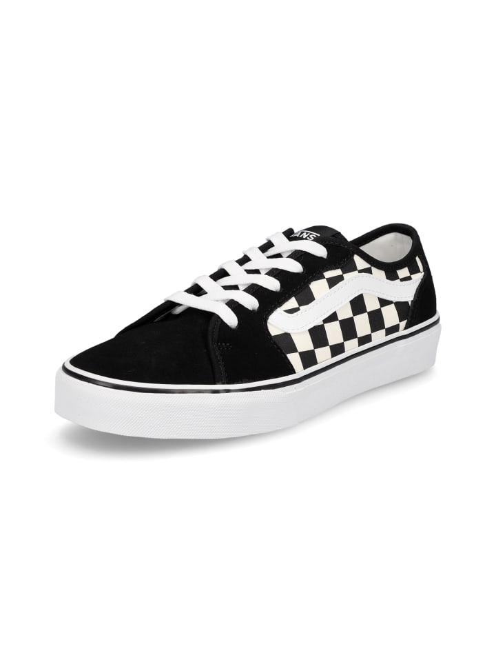 Sneaker in Checkerboard schwarz
