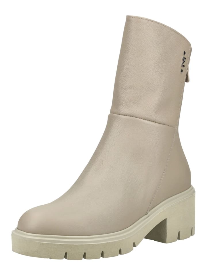 Stiefelette Beige
