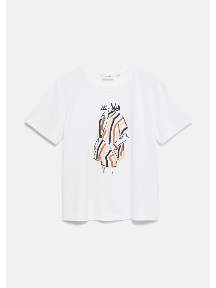 T-Shirt in 01E6_weiß