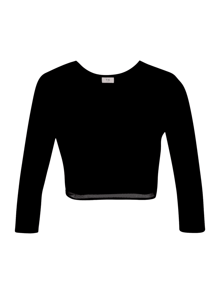 Bolero-Jacke figurbetont in Schwarz