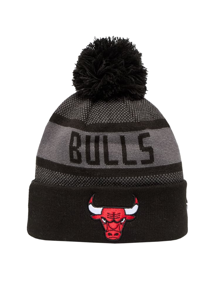 New Era Jake Cuff Beanie Chicago Bulls Hat in Grau